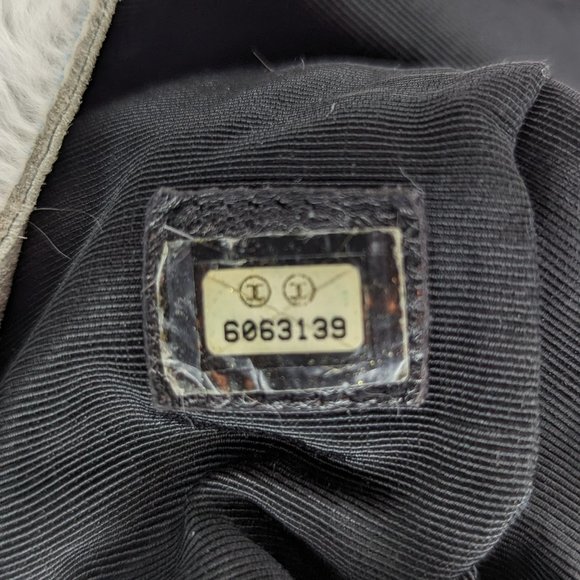 CHANEL Grey Rabbit Fur Tote - Picture 9 of 9